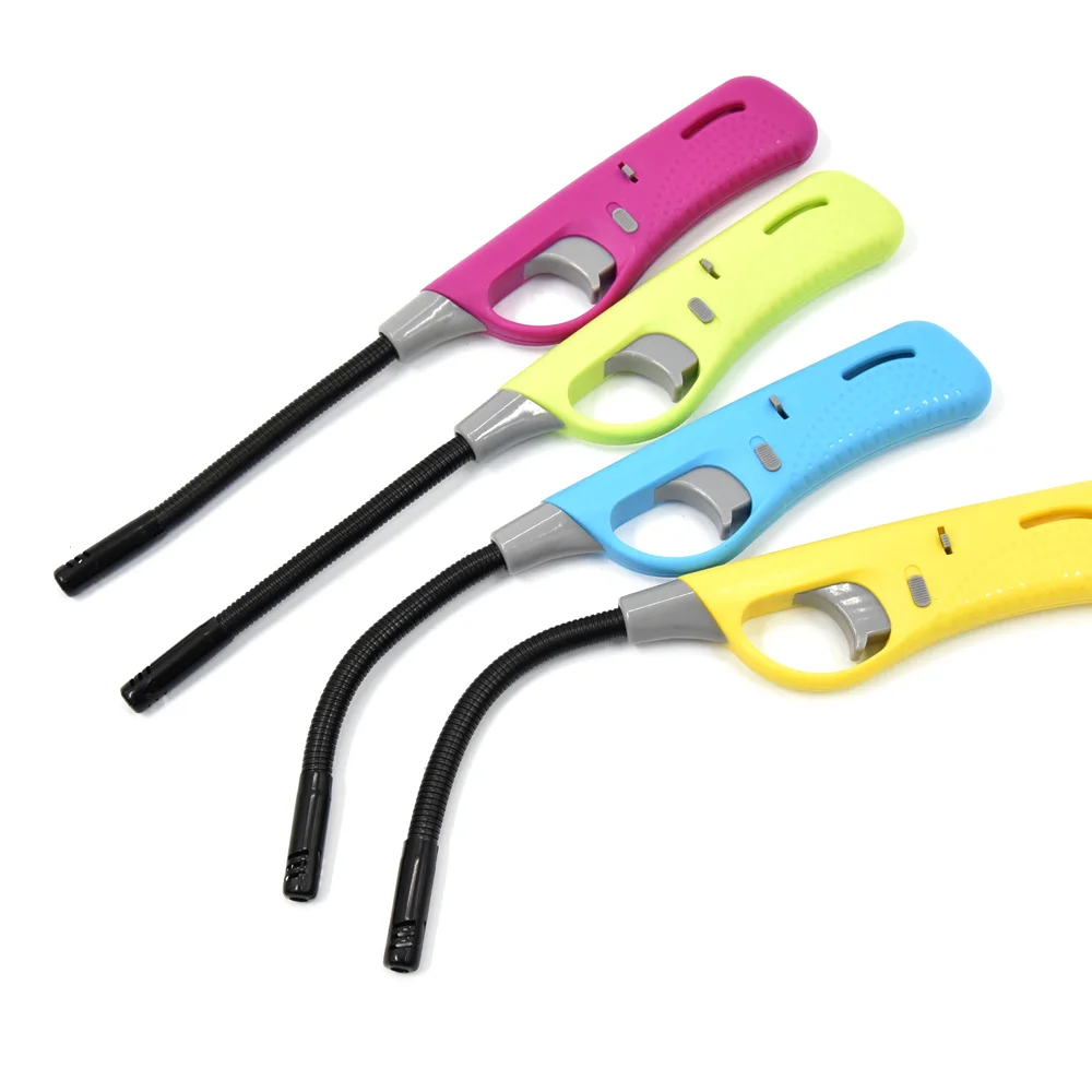 Fenglin flame adjustable flectional tube Kitchen gas stove use gas lighter BBQ lighter