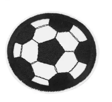 customize embroidery patches with heat iron transfer football soccer clubs 32 panel classic