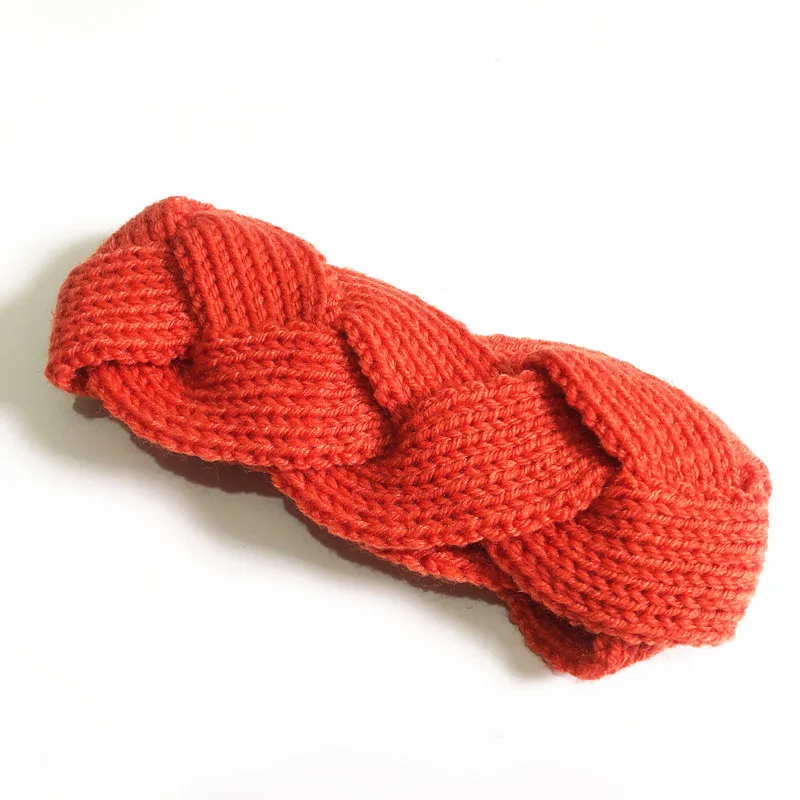 Winter Knitting Headband Braid Weaving Hair Bands Outdoors Warm Wide Knitting Elastic Turban Bandage Bandanas Hair Accessories