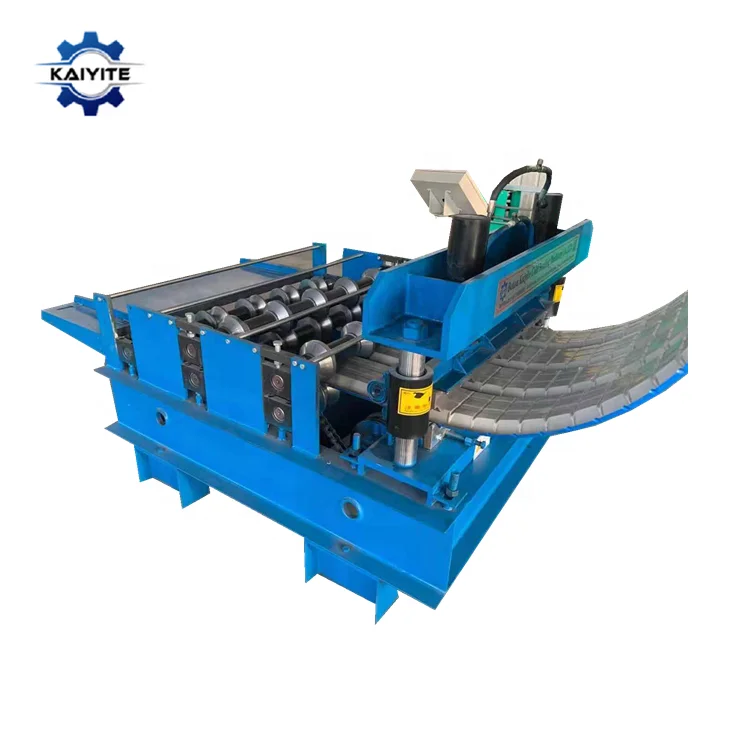 Metal Steel Roof Sheet Curving Tile Making Machine