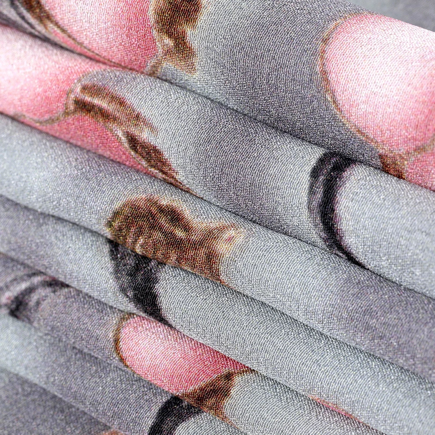 
High quality digital print silk fabric 100% pure silk crepe de chine for garment bedding tops scarf 