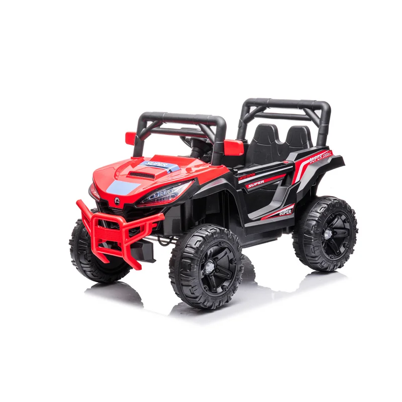 2024High Quality 2-Seater Electric Car for Kids 12V Powered with Remote Control Ride on Plastic Toy with EVA Wheels Unisex Style