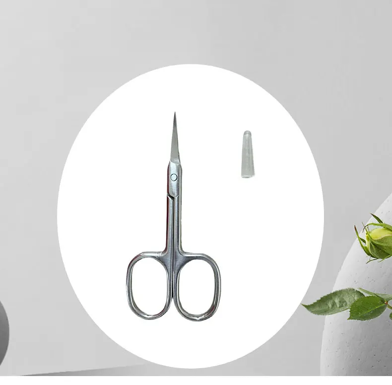 Wholesale High Quality Sharp Eyelash Cut Scissors Eyebrow Shaping Cuticle Nipper Mirror Polish Nail Care Scissors