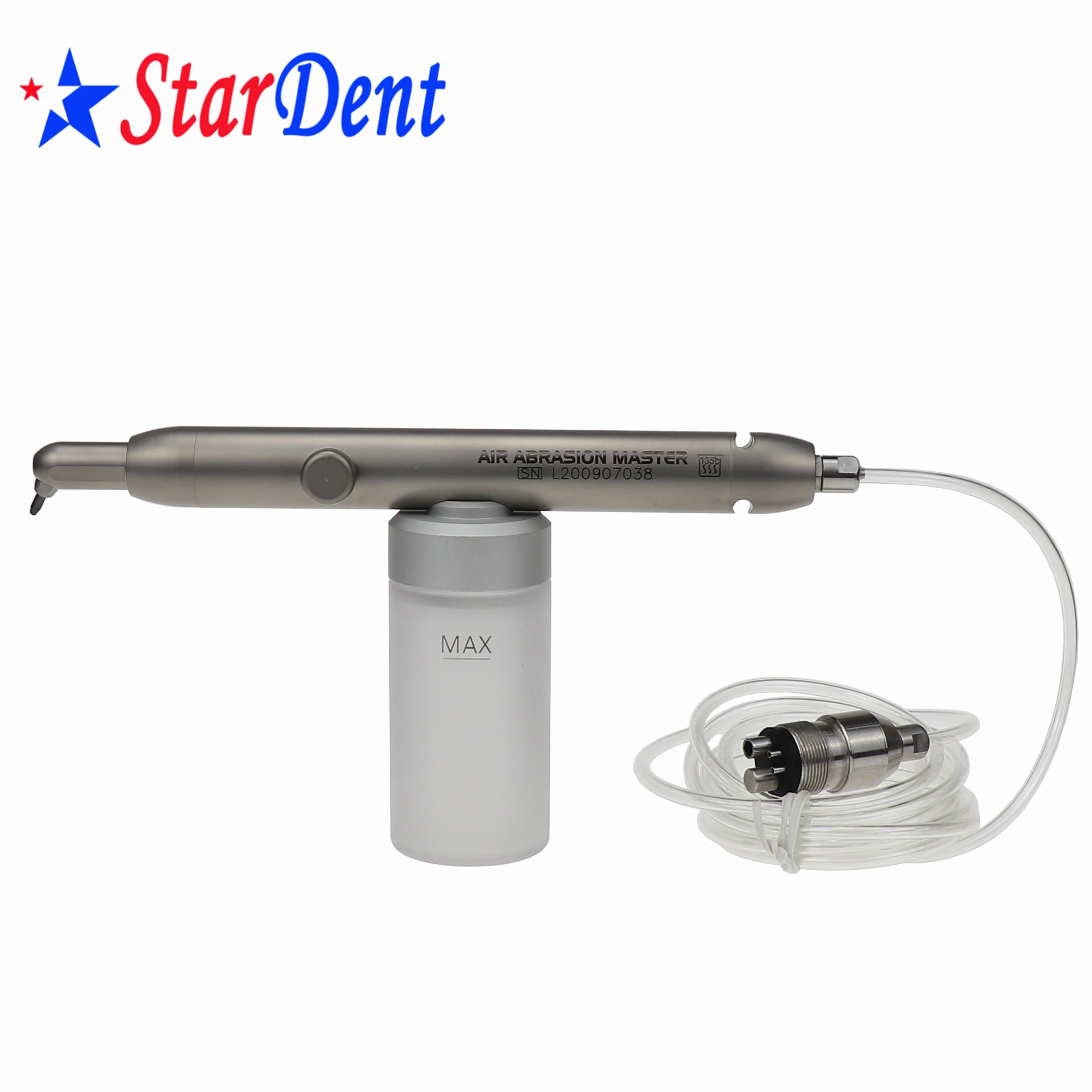 Aluminum Micro Sandblaster With Bottle/Oxide Air Abrasion Dental Lab Air Prophy 2/4 holes