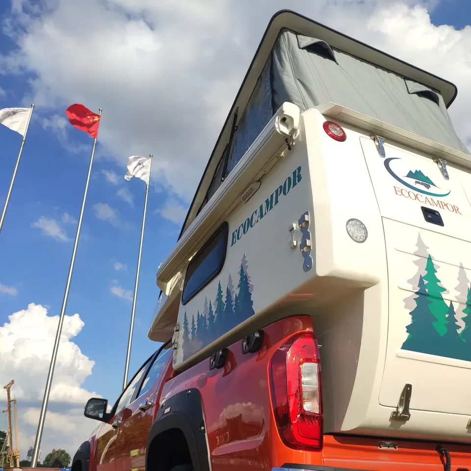 Four Wheel Overland Travel Lite Truck Bed Camper for Standard Pickup