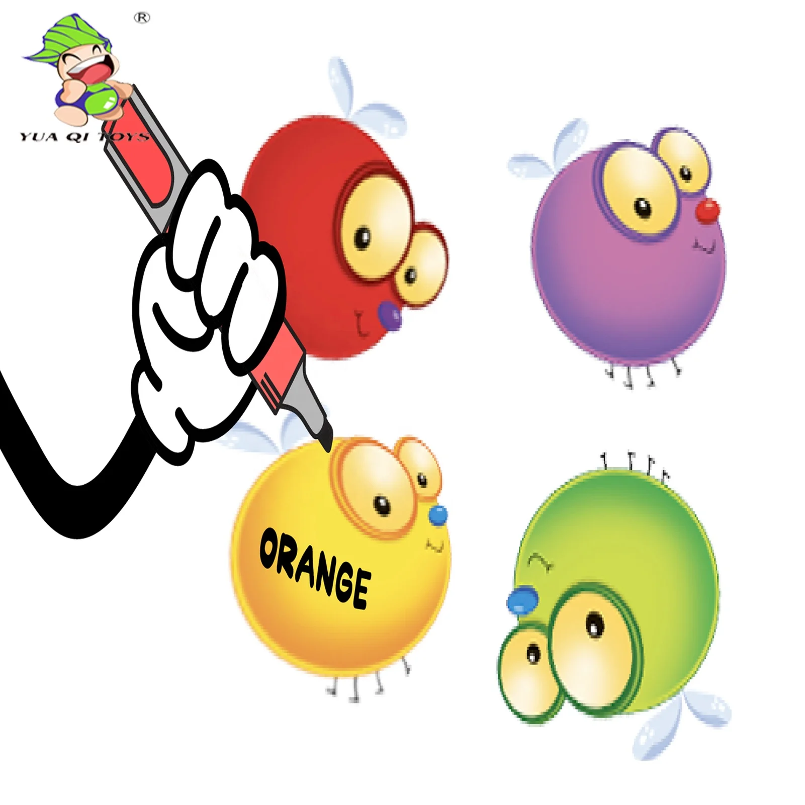 YQ New Arrived  Educational Toys Fly Swatter Sight Word  Parent Child Game Toys