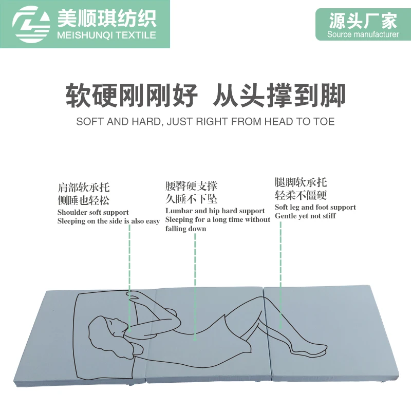4D 5D Triple-fold Care  Pad  in Hospitals Use Three-fold Pads Mattress  Mat Prevent Mites  Medical Mat