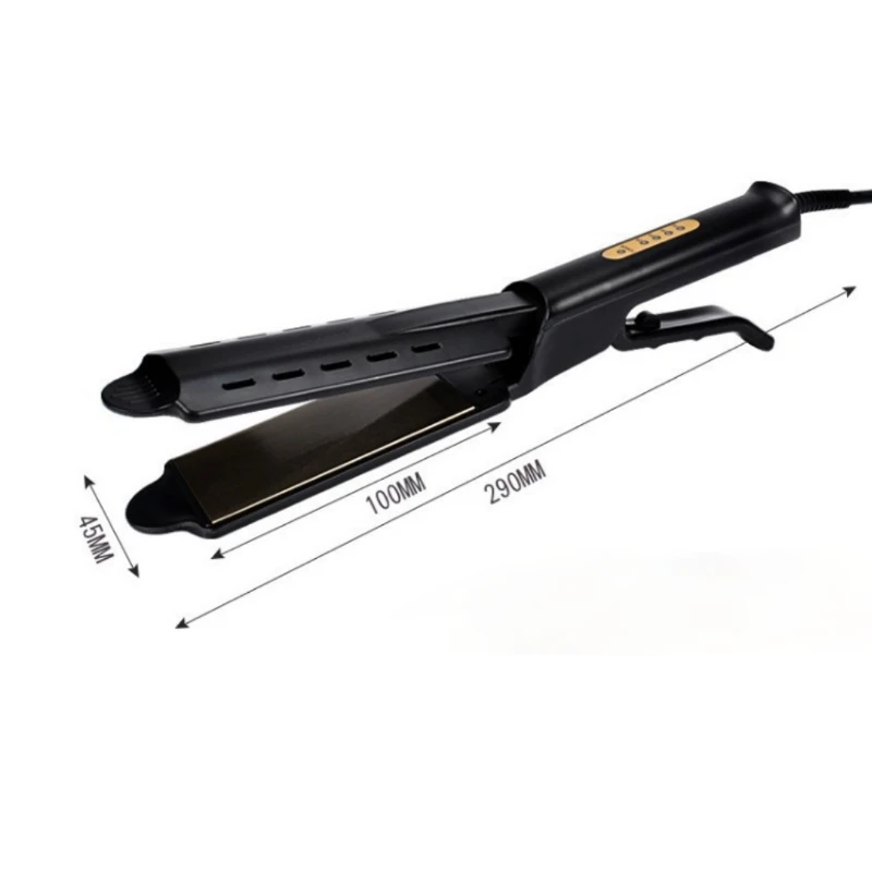 
New Fashion bling flat iron vapor,wholesale custom private label flat iron, led display steam bling hair straightener 