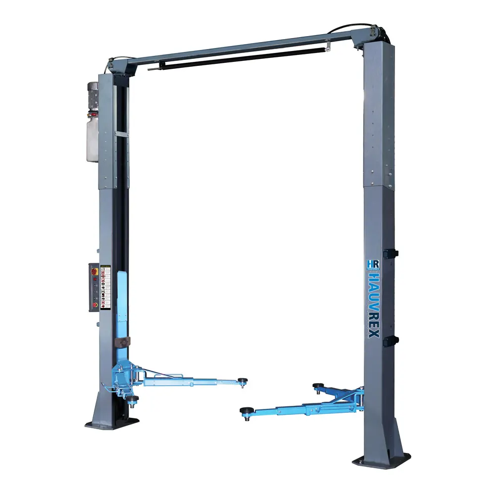 Hauvrex 4 тонны прозрачный пол двухстоечный подъемник с автоматического спуска с регулировкой по высоте и регулируемая ширина 85 мм воспользовались сверхнизкой подъемный рычаг