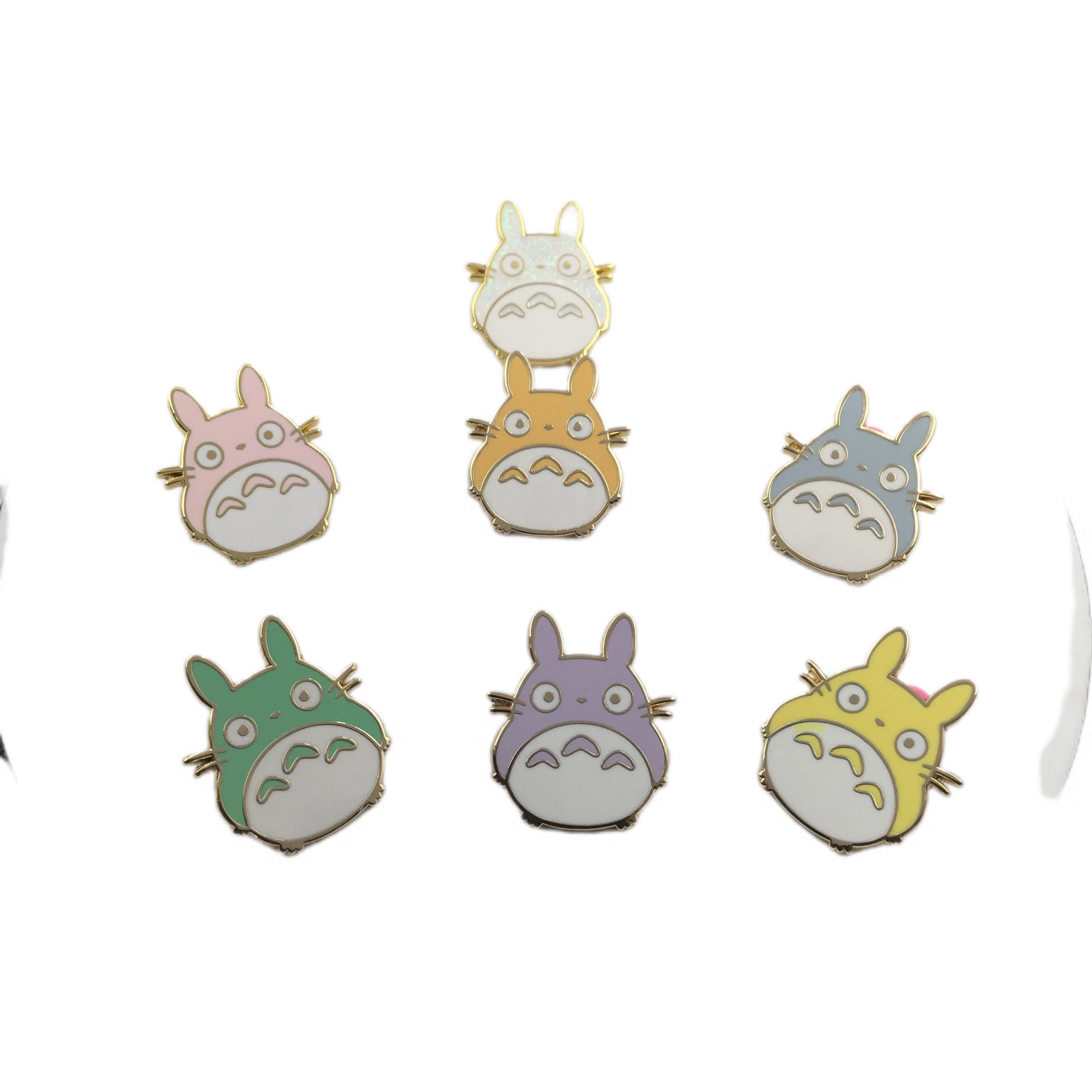 Китайские двухсторонние Позолоченные модные пользовательские металлические значки Прекрасный 3D производитель эмаль лацкан логотип рождественские каваи