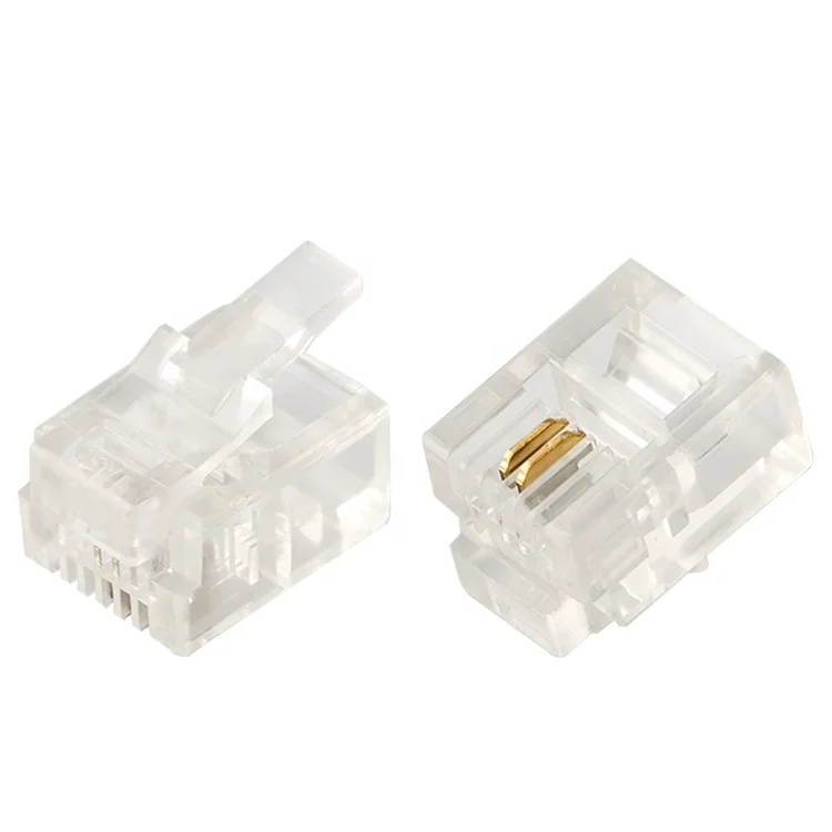 6P2C RJ45 Modular Jack  Cat6 Connector Plug RJ45 Network Connector