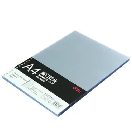 
supply transparent and colored A4 A3 PVC Binding cover 