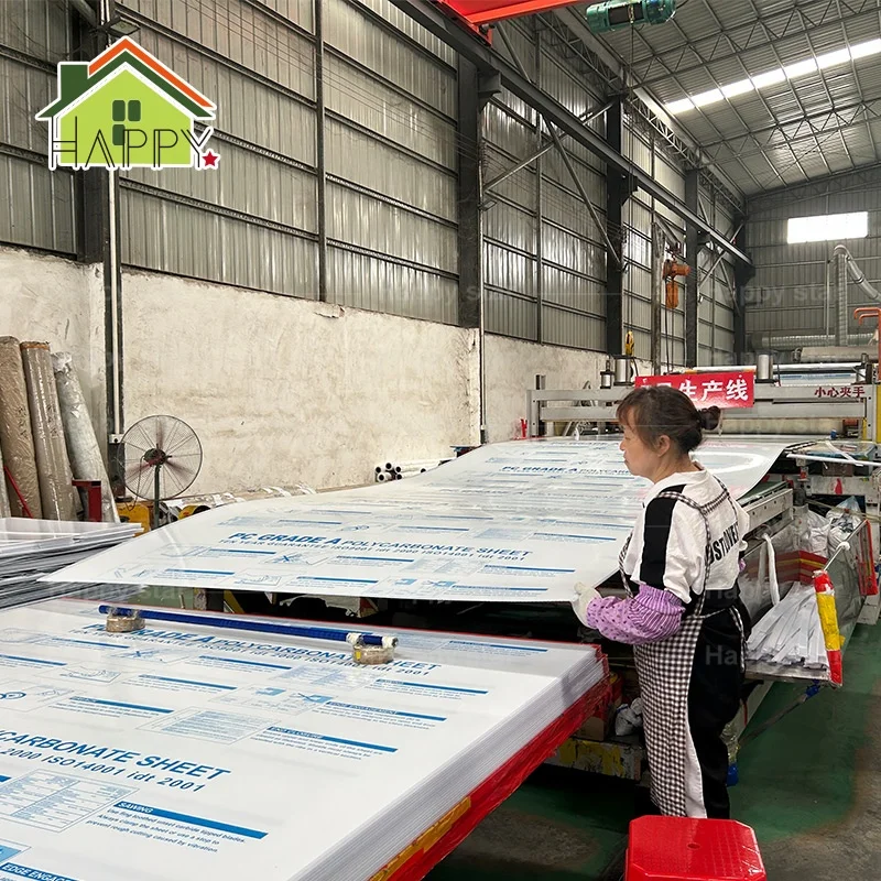 color coated roofing sheet Transparent PC Roof Sheet sandwich panel tile polycarbonate corrugated plastic sheets sandwich roof