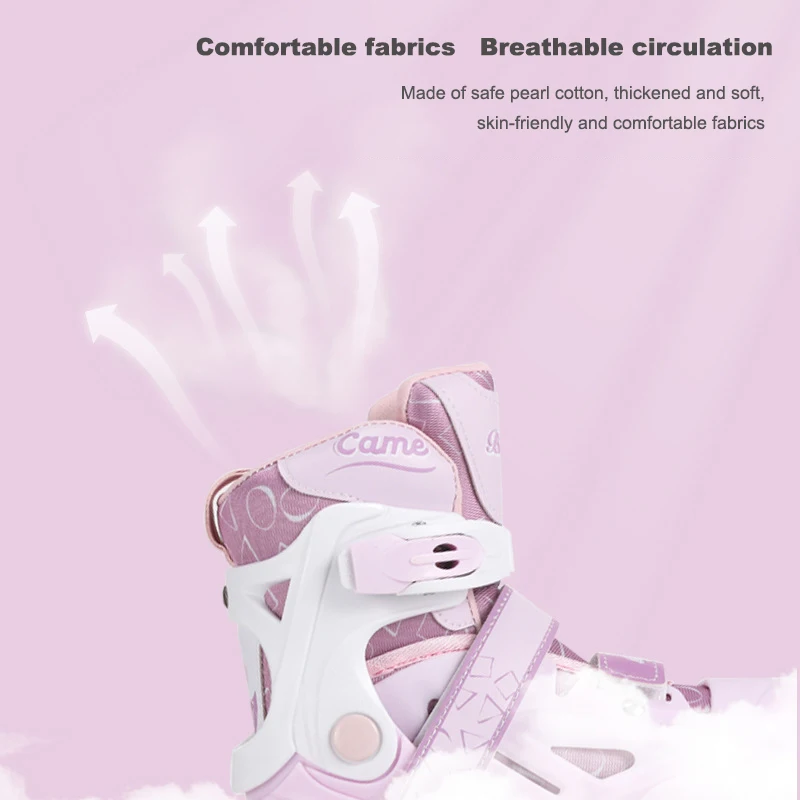 EACH Flashing Roller Wholesale Patines 4 Ruedas Roller Skates Skating Shoes Adjustable Skates For Children