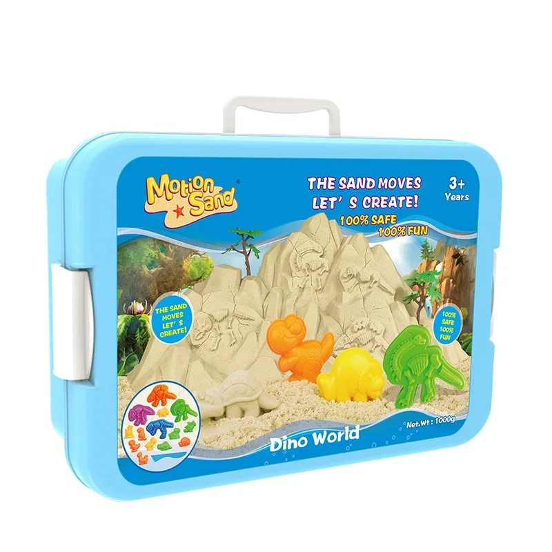 Space magic sand toy dino set