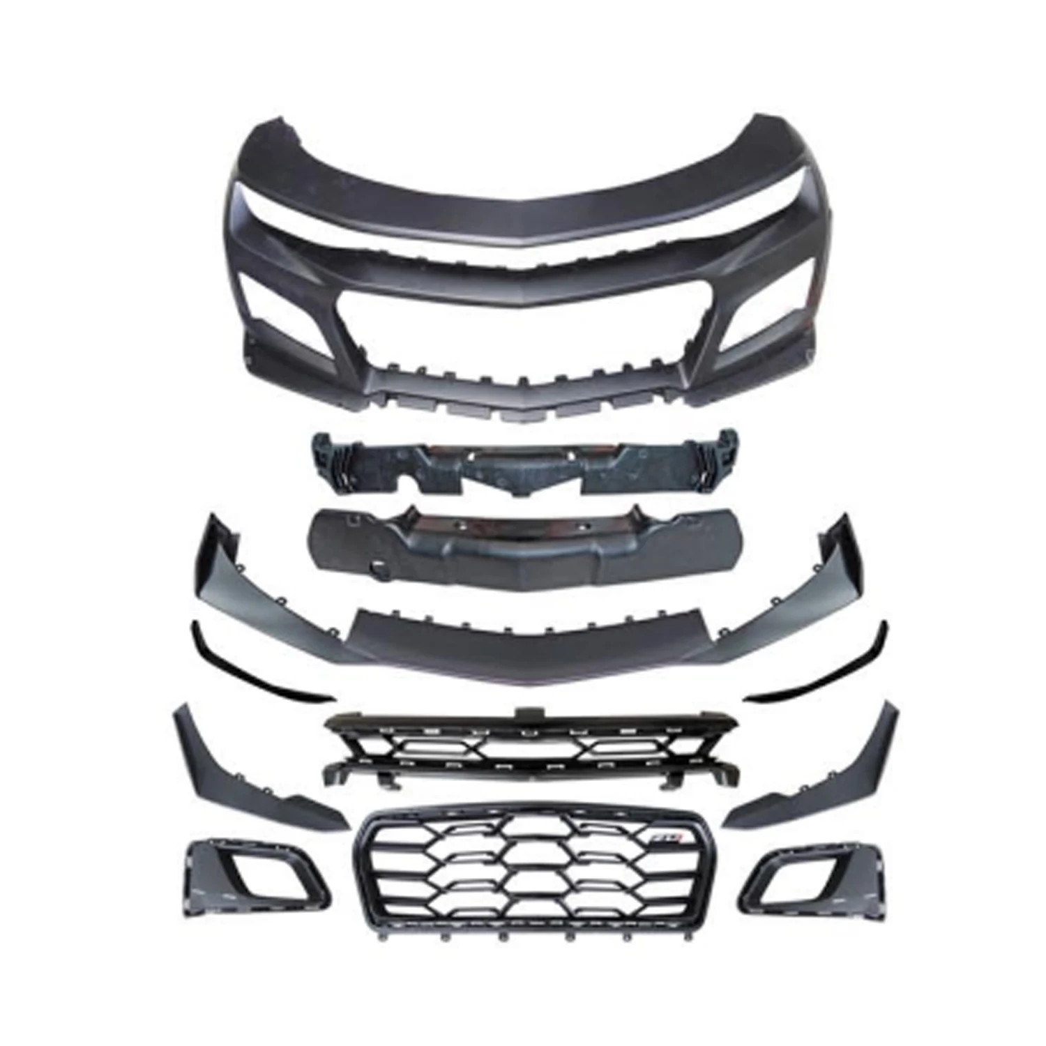 19 ZL1 Style Body Kit Front Bumper Lip Car Bumper Auto Accessories For Chevrolet Camaro Normal Bumper 2019+