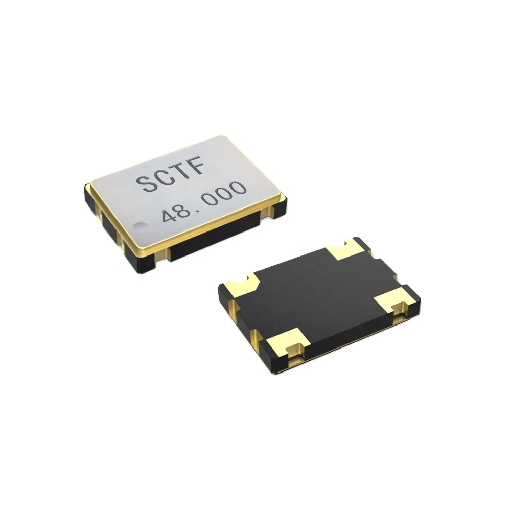SCTF 48.000MHz Crystal Oscillator XTAL OSC XO 48MHZ 3.3V 15pF CMOS 4-Pin 5.0*3.2mm SMD Bulk