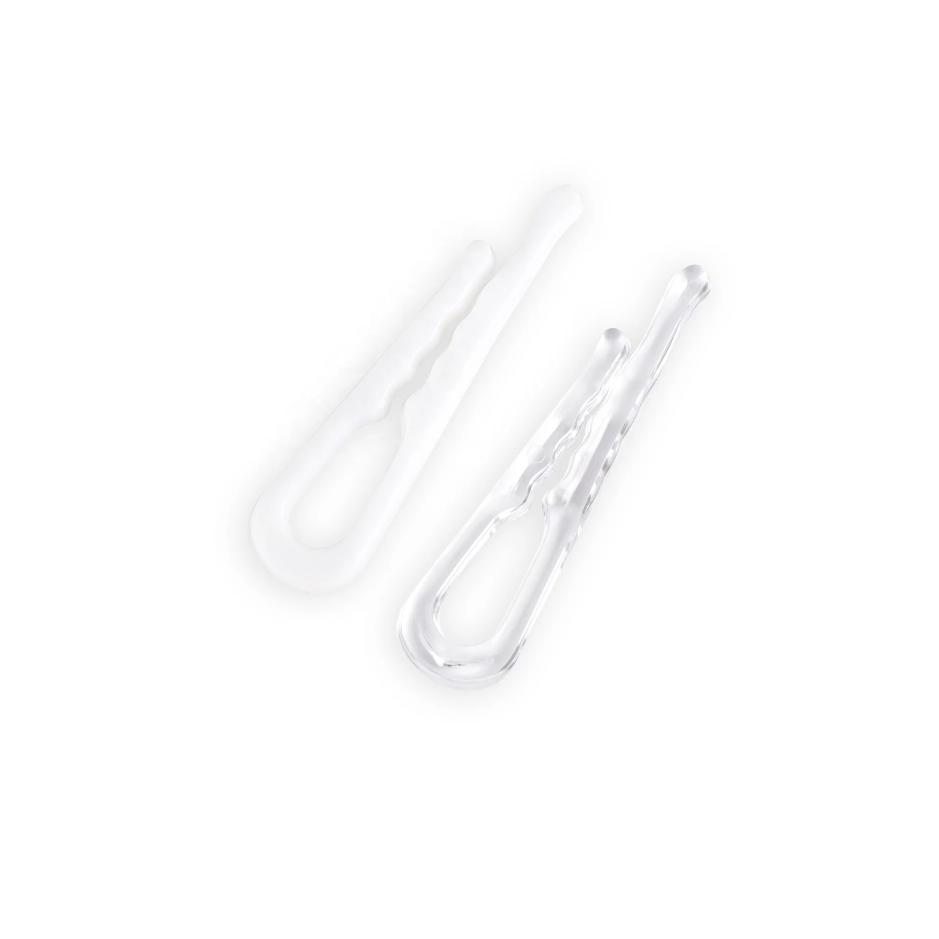 R-Shaped Transparent And Durable Plastic Crocodile Clip Shirt Folding Tie Socks Pants Fixed Clothing White And Transparent