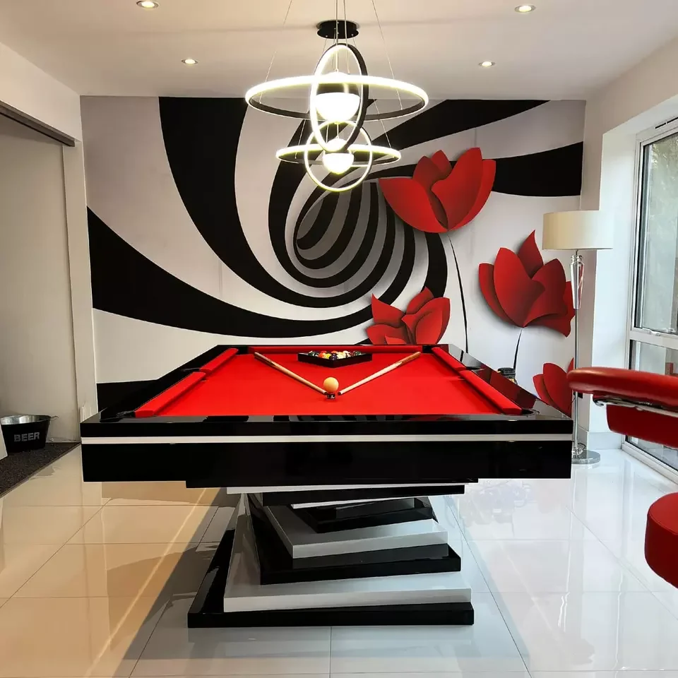 2024 Made in China Brandnew 7ft 8ft 9ft Standard Size Pool Billiards Table with Quality Frame and Slate Technology