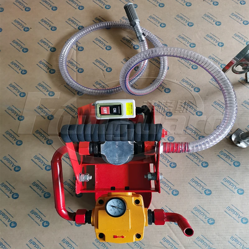 0.25kw motor power 0.4Mpa 10l/min hydraulic lubrication system oil refueling oil filter cart