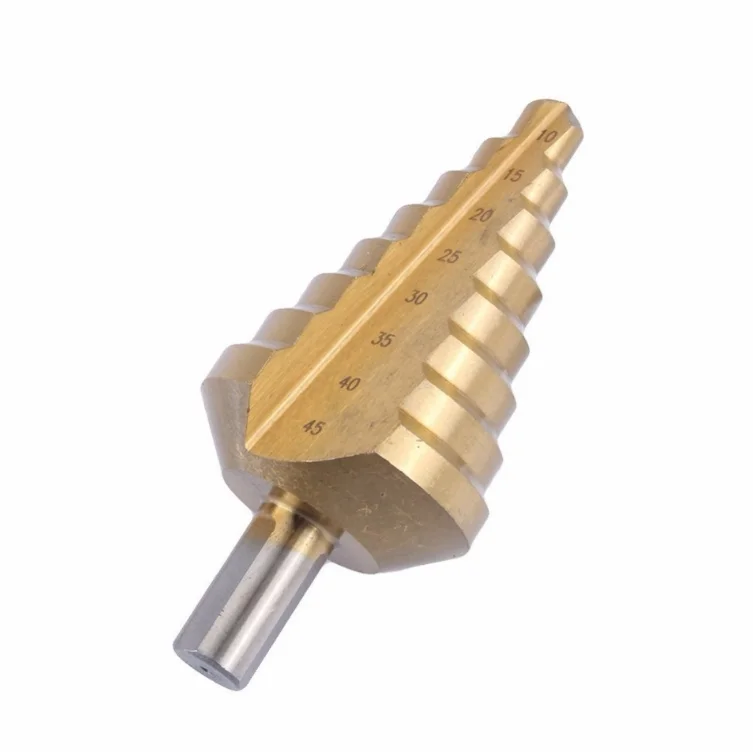 Коническое сверло из быстрорежущей стали с шестигранным хвостовиком, титановое сверло, коническое сверло для отверстий, металлические сверла