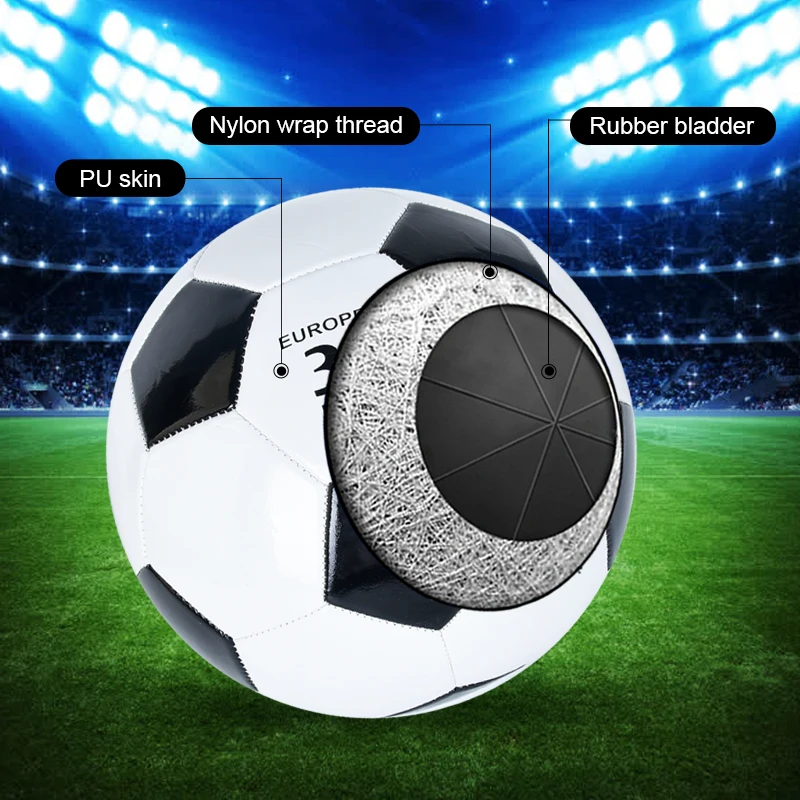 2024 Whizz hot selling 1.6MM PVC football size 5 training customize soccer balls