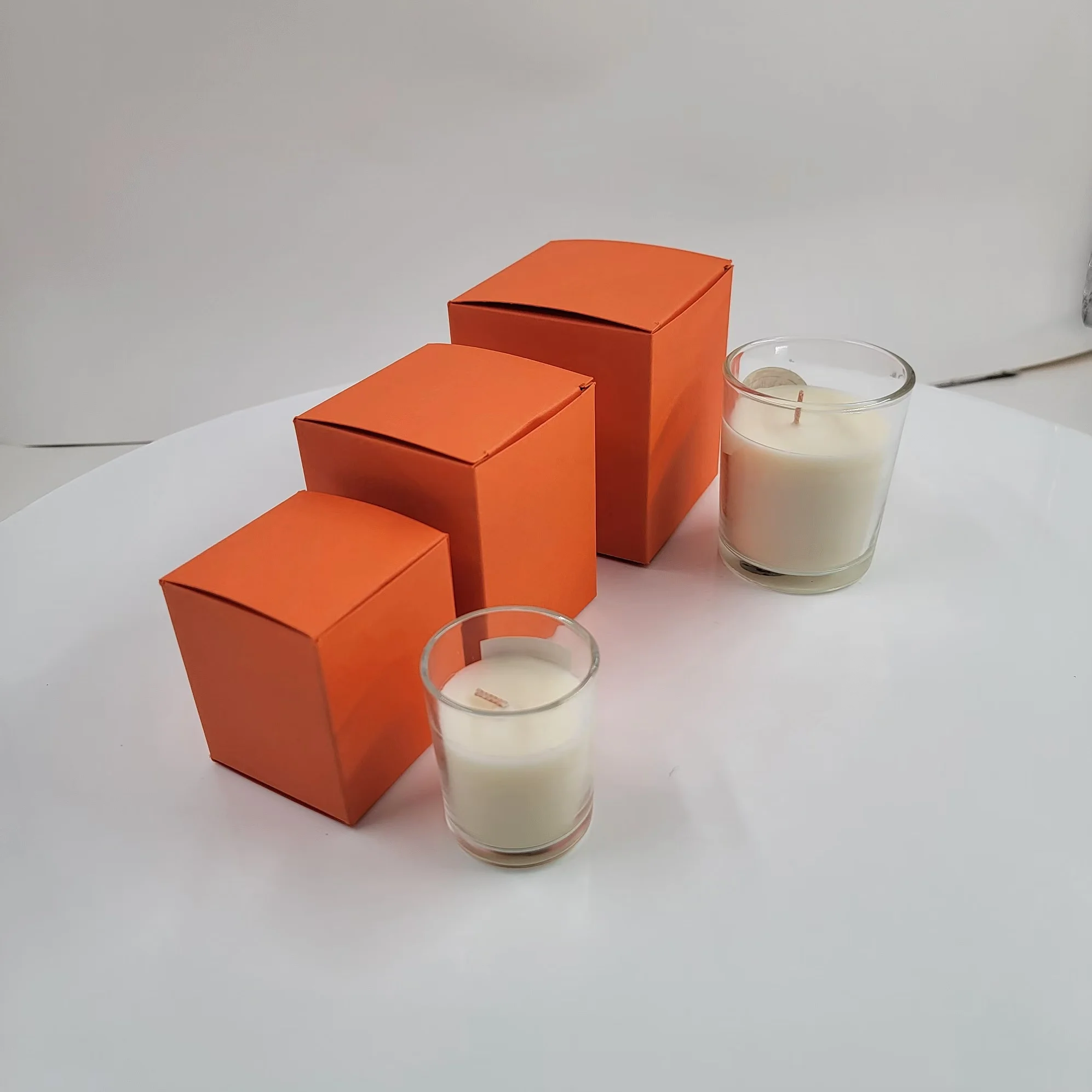 Craft Paper Christmas Gift Box Party Favors Packaging Chocolate Paper Box Xmas new year engagement baby shower Candy Boxes