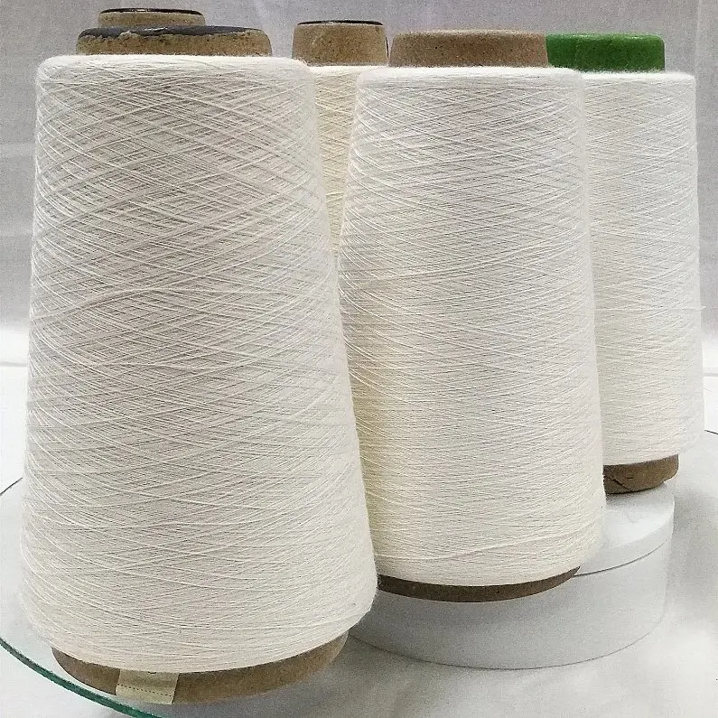 100% Bamboo Fiber Yarn for Knitting and Woven Use for home textile/organic bamboo fabric