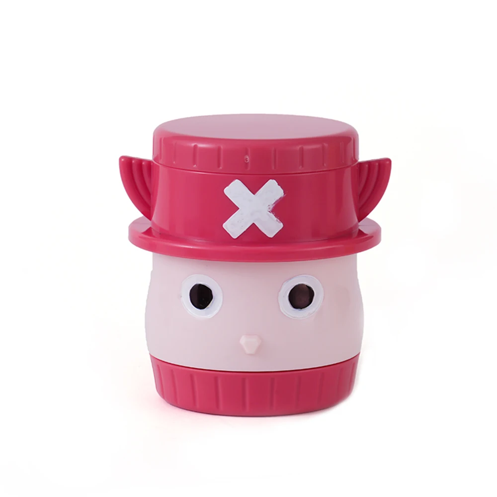 Wholesale Creative Design Plastic Grinder 4 Parts Cartoon Design Grinder Custom Logo Tobacco Grinder Machine
