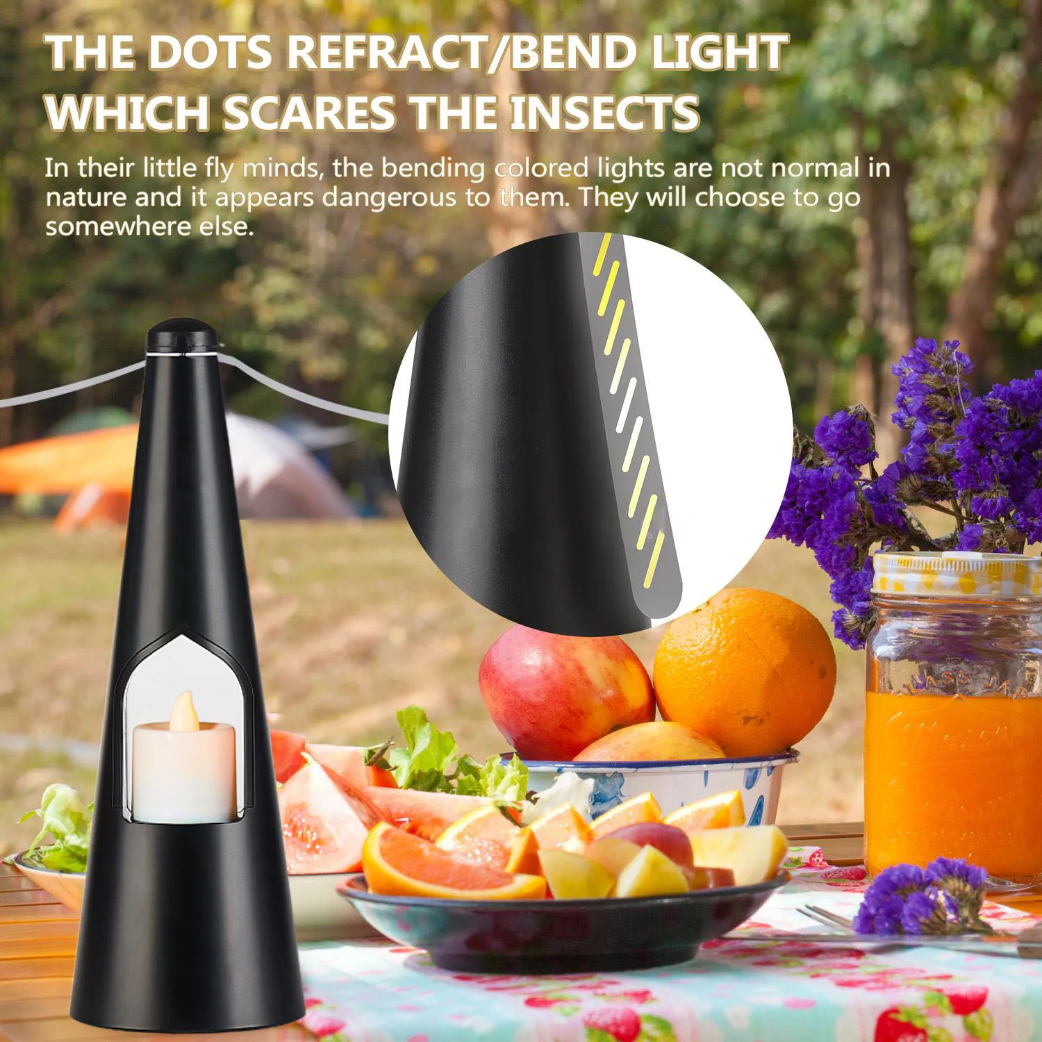 Factory Direct Tabletop Hanging USB Battery Indoor Outdoor BBQ Mosquito Fly Repeller Fan Pest Repeller