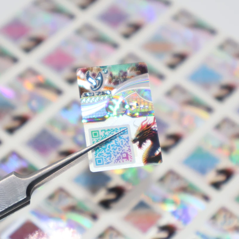 3d голографические программируемые антиподдельные наклейки с Qr-кодами для защиты