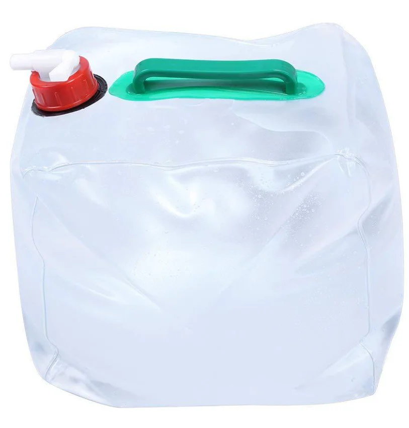 Plastic Storage containers Outdoor Folding Drinking Bucket 5L~ 20L Camping EVA Cubitainer  Portable Folding Bucket with Handle