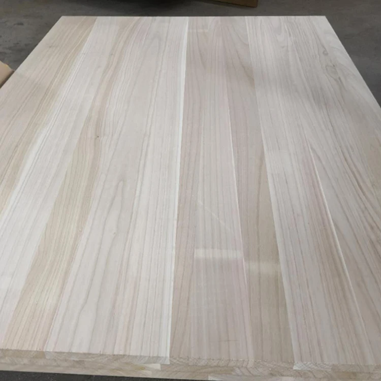 Natural furniture paulownia wooden board paulownia wood panel plate paulownia lumber for sale