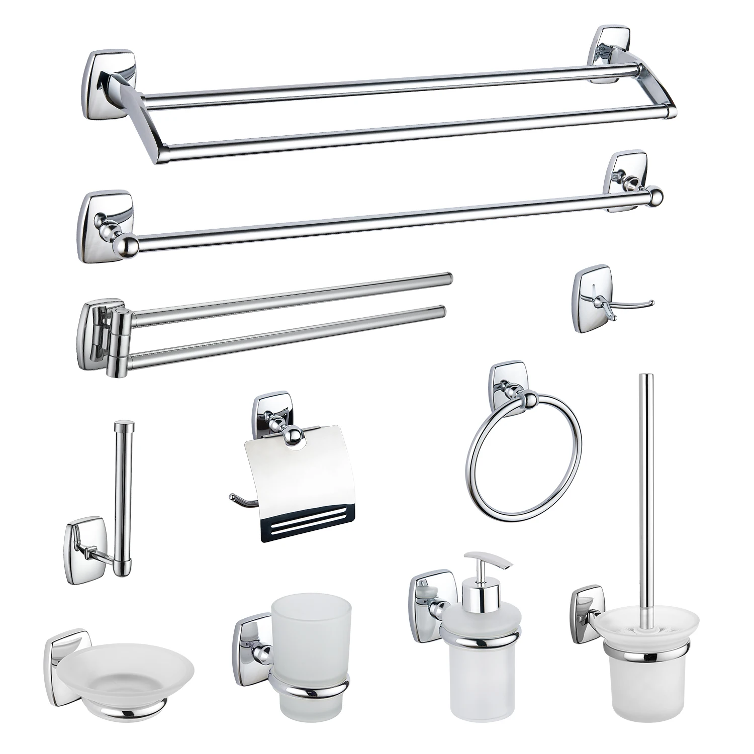 sanitary hardware / bathroom accessories set