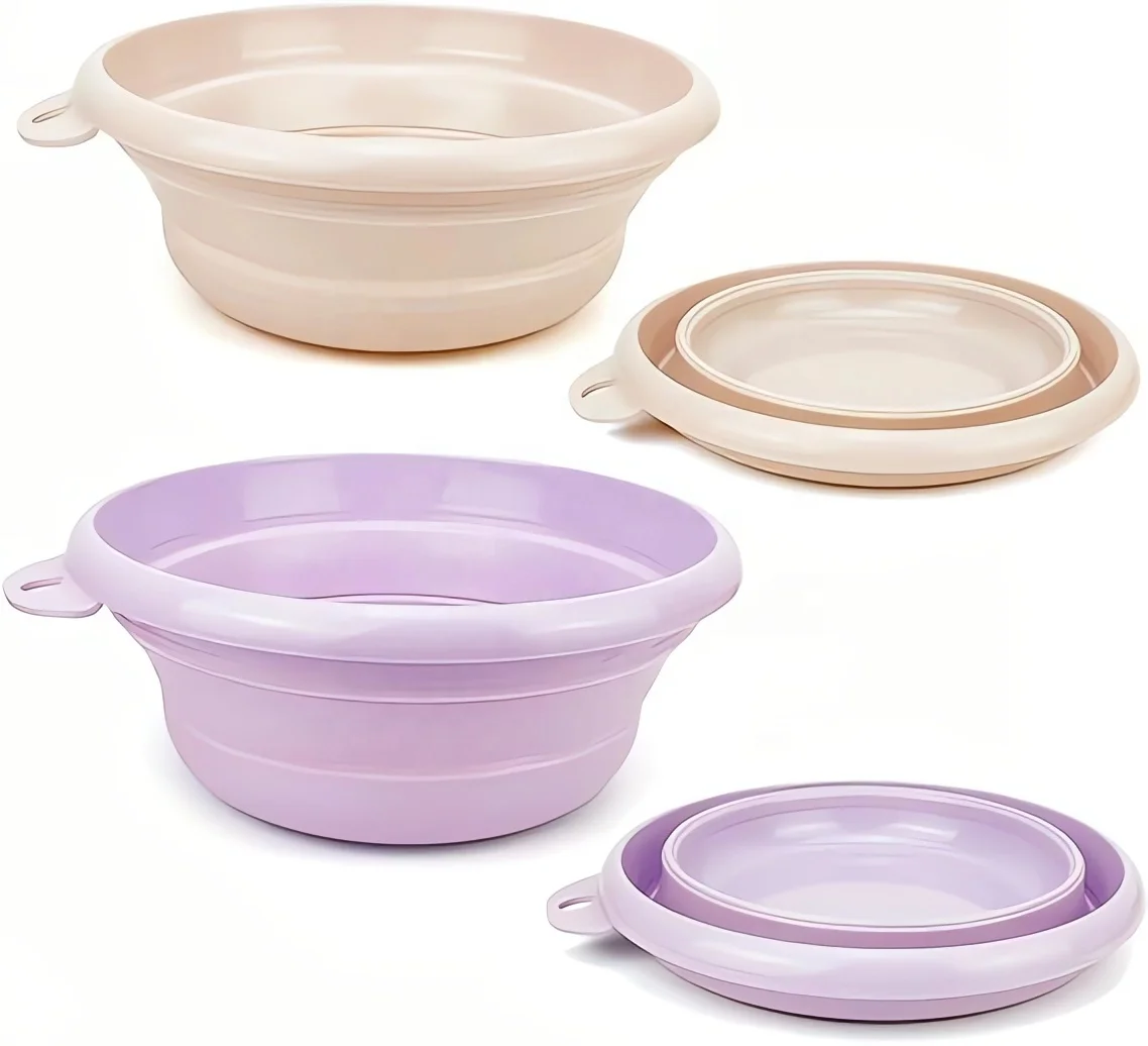 Collapsible Wash Basin Dish Tub Collapsible Sink Space Saving for Dishing Fruit Camping Hiking