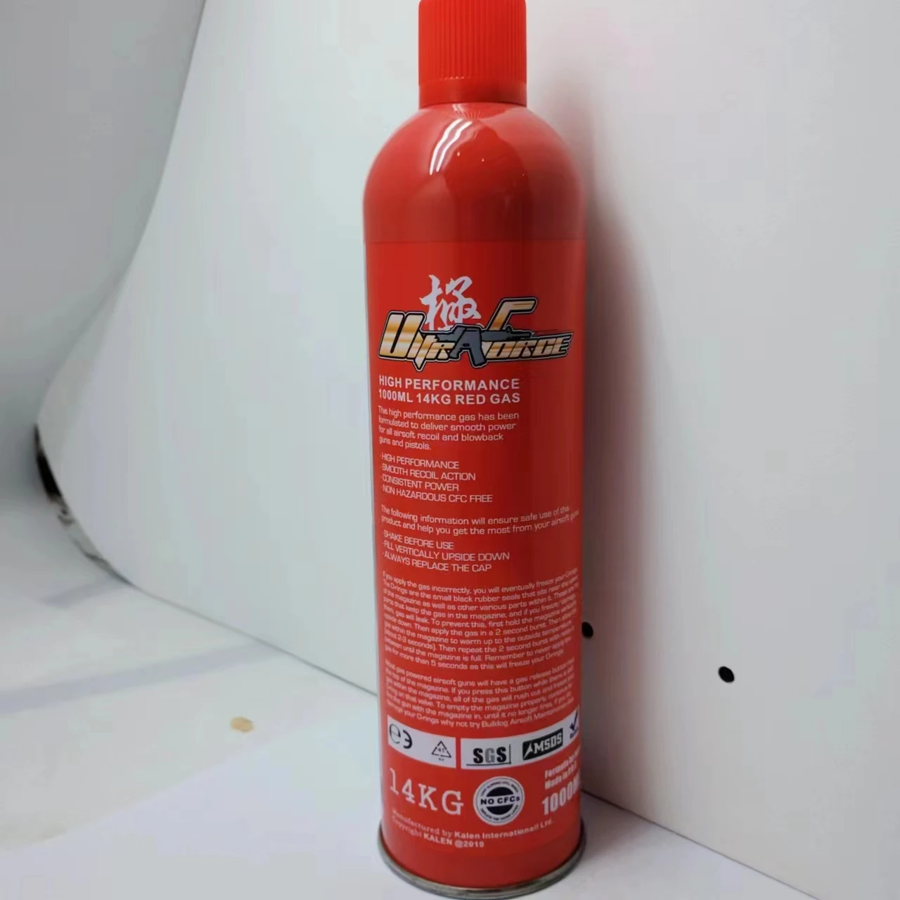 OEM ULTRAFORCE Red gas Airsoft Red Gas Airsoft Gas 600ML