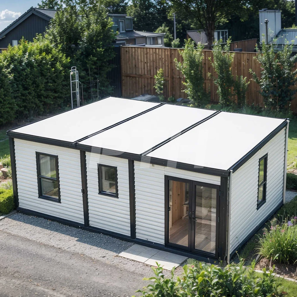 PTH PrefbaX Flip Mini Smart house modular expandable folding container portable housing Luxury villa prefab container homes