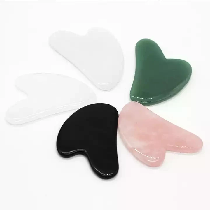 8230254 нефрит Gua Sha каменная доска массажер для лица гуашь скребок Инструмент подтяжки средство удаления морщин кварцевая пластина Guasha