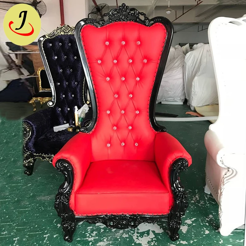
Cheap Wedding Gold Royal King Throne Chair For Queen Wholesale JC-K54 