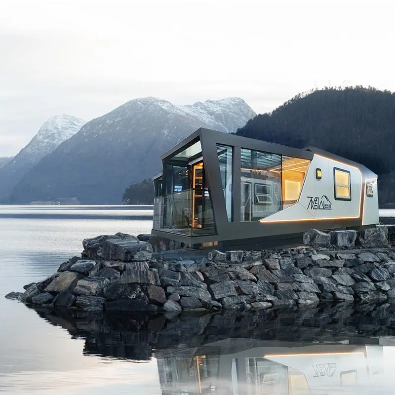 Luxury Space Glacier Cabin Hotel Unit No Installation Mobile Office tiny Home