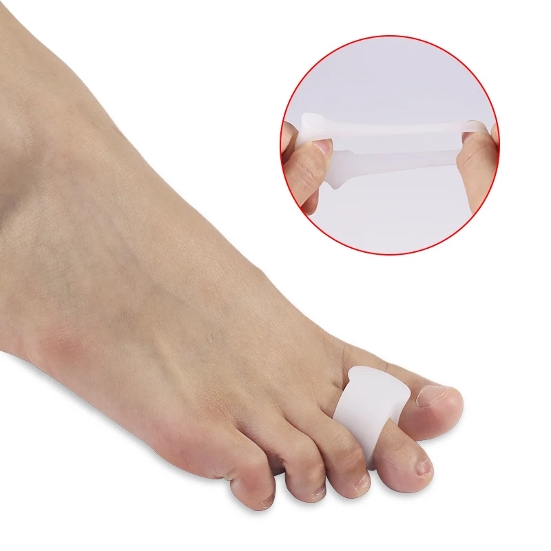 Hypoallergenic Toe Separator Valgus Corrector Gel Bunion Splint Individual Pedicure Toe Separator