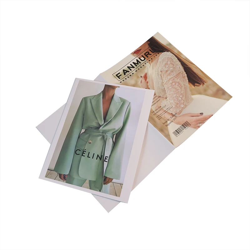 Customized Advertising Promotion Fashion Magazine Full Color Manual Brochure Booklet Printing
