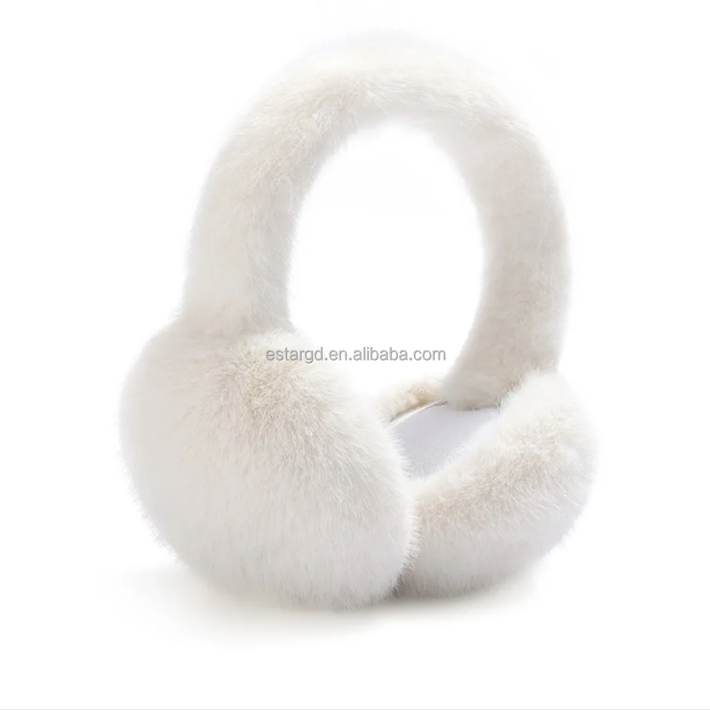 New warm earmuffs Versatile for autumn and winter Enlarge ear bags to thicken imitation rabbit plush
