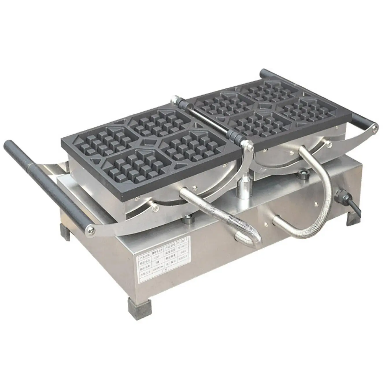 Wholesale Commercial Rotating Waffle Maker / Waffle Maker Machine Electric