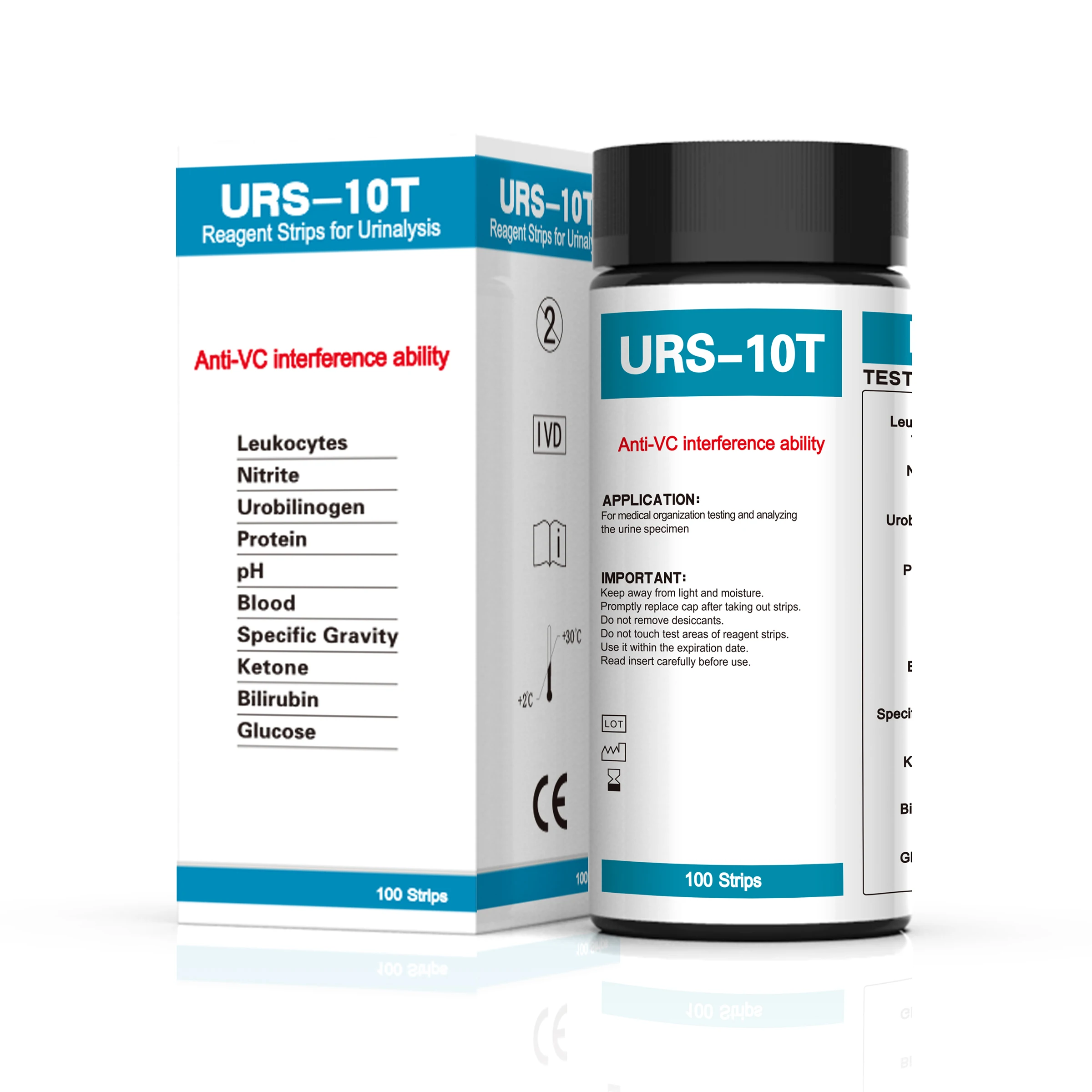 Urine test stick URS-10T Leukocytes test creatinine test kit Hospital Medical Urine detect