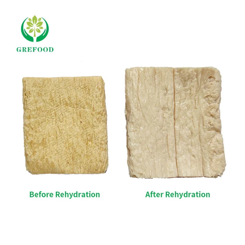 Chinese TVP food rich fiber textured vegetable protein low fat textured soy protein Healthier plant meat for home cooking