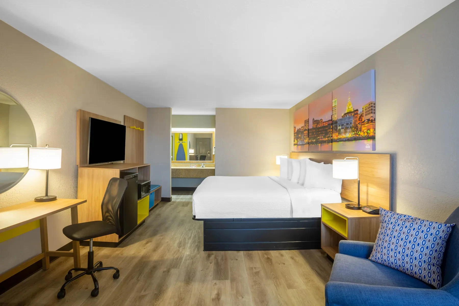 GRT6550 Hotel Furniture Factory for Sale Days Inn Dawn Scheme King Size Hotel Bedroom Sets Furniture Hotel