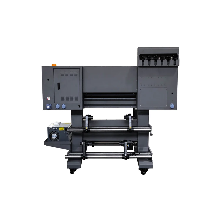 Crystal Label Transfer UV DTF Printer Roll to Roll 4 Printhead Cheapest Factory I3200 Logo Sticker Printing Machine 60cm AB Film