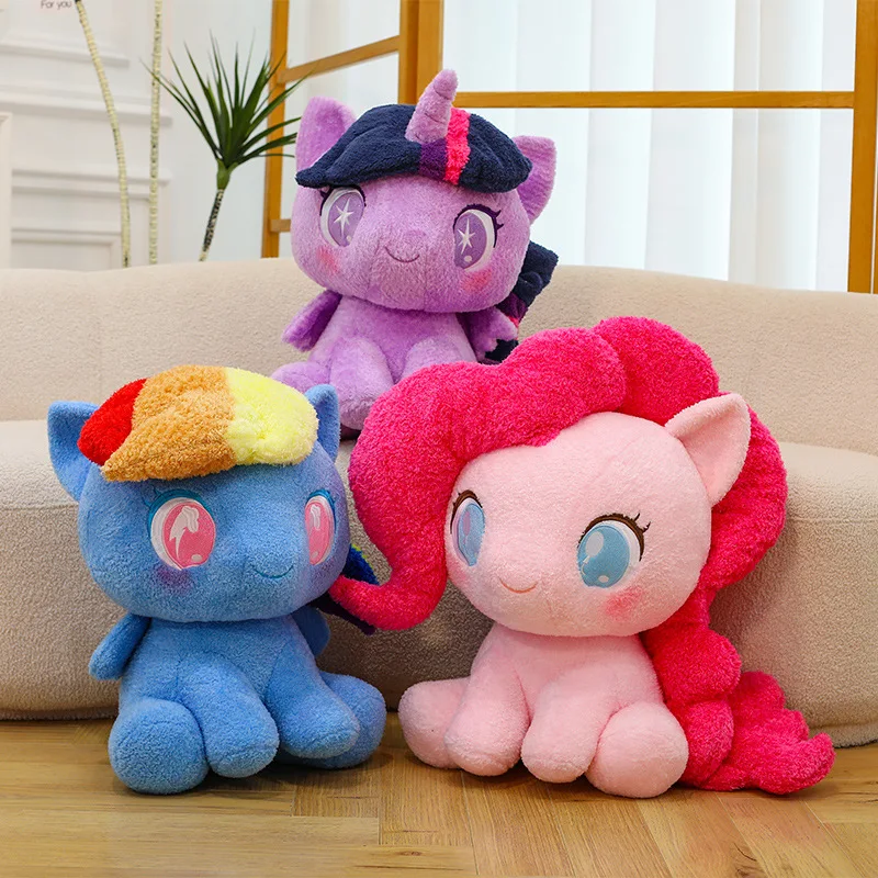 Wholesale new product cute colorful ponies plush birthday gifts claw game prizes