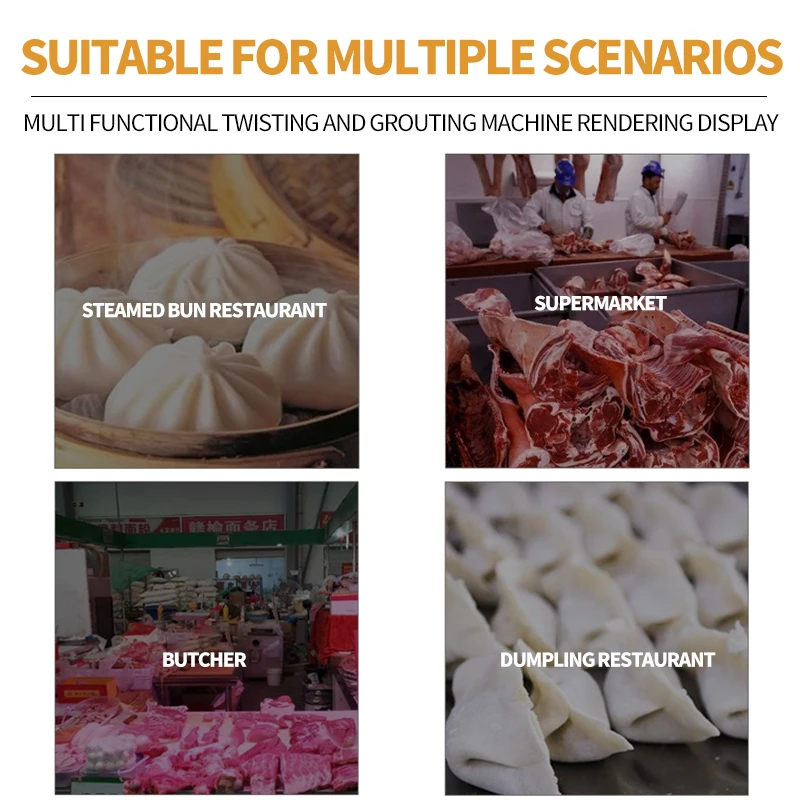 Electric mincer frozen meat grinder fish meat mincer stainless steel electric meat grinders